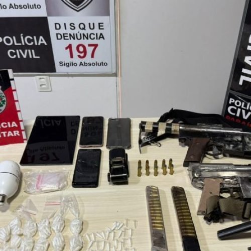 Operação prende suspeito de integrar facção criminosa em Bayeux; armas e drogas foram apreendidas